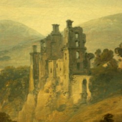 Rosslyn Castle from the east